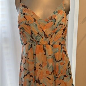 Anne Klein Multicolor Floral Maxi Dress